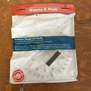 $$ Weems & Plath protractor with handle brand new